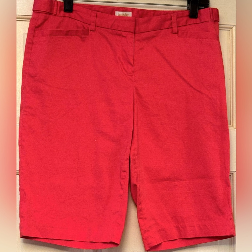 Laundry By Shelli Segal‎ Orange Bermuda Shorts